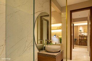 Bathroom in 2 BHK Apartment at Dosti West County, Balkum Pada – for Sale