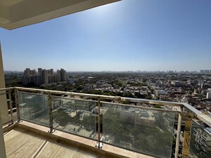 Balcony in 2 BHK Apartment at Ambience Creacions, Sector 22 – for Rent