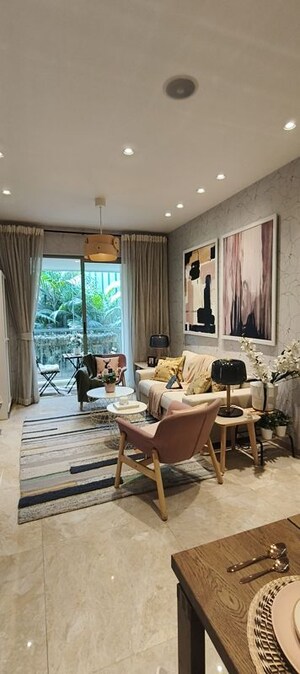 Living Room in 1 BHK Apartment at Kalyan West – for Sale