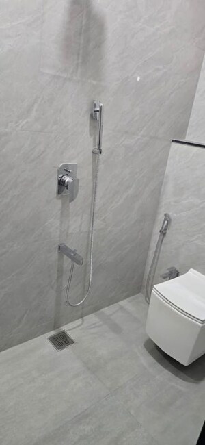 Bathroom in 4 BHK Apartment at Arya Heights Pimple, Pimple Gurav – for Rent