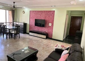 Living Room in 3 BHK Apartment at Hiranandani Tiara, Ghodbunder Road – for Sale