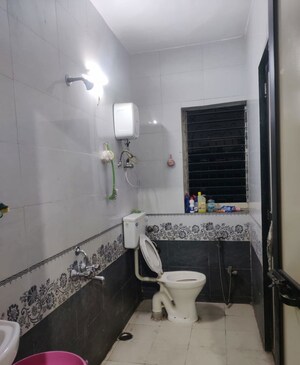 Bathroom in 1 BHK Apartment at Nilgiri Gardens, Nerul – for Rent