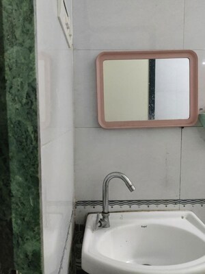 Bathroom in 1 BHK Apartment at Nilgiri Gardens, Nerul – for Rent