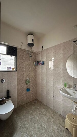 Bathroom in 2 BHK Apartment at Mantra 29 Gold Coast Phase 3, Tingre Nagar – for Rent