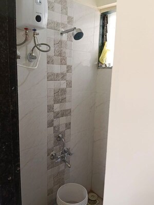 Bathroom in 1.5 BHK Apartment at Dindoshi – for Rent