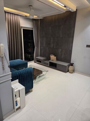 Living Room in 2 BHK Apartment at Rustomjee Azziano Wing D, Thane West – for Rent