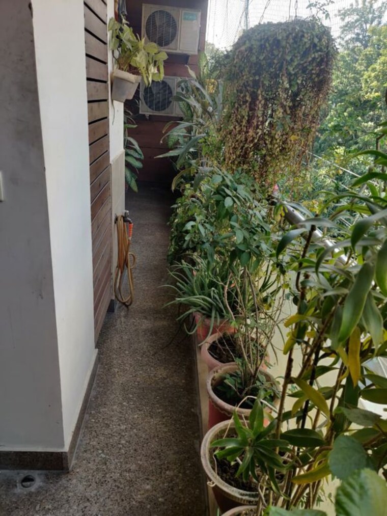 Balcony, east of kailash 1 Bedroom 200 Sq.Yd. Builder Floor In East Of Kailash Delhi 10143728