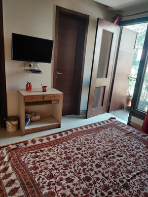 Bedroom in 1 BHK Builder Floor at East Of Kailash – for Rent
