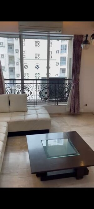 Living Room in 2.5 BHK Apartment at Hiranandani Paloma, Ghodbunder Road – for Rent