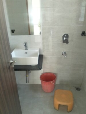 Bathroom in 3 BHK Apartment at Bramha Estate, Kondhwa – for Rent