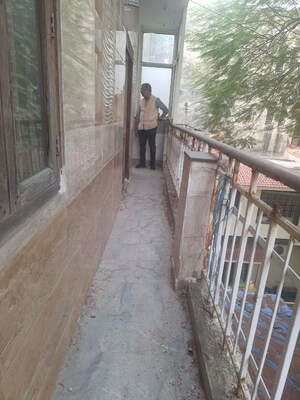 Balcony in 3 BHK Apartment at Vasant Kunj – for Rent