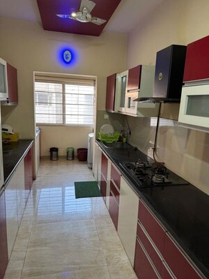 Kitchen in 3 BHK Apartment at Vascon Forest County, Kharadi – for Rent