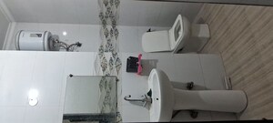 Bathroom in 2.5 BHK Apartment at Sarita Vihar – for Rent