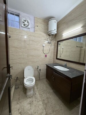 Bathroom in 3 BHK Builder Floor at Greater Kailash ii – for Rent