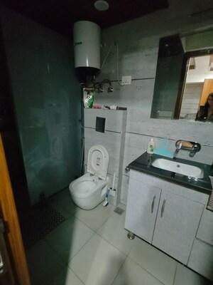 Bathroom in 2 BHK Apartment at Vasant Kunj – for Rent