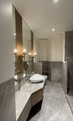 Bathroom in 3 BHK Apartment at Lodha The World Towers World One Tier 3 Trinity, Worli – for Rent