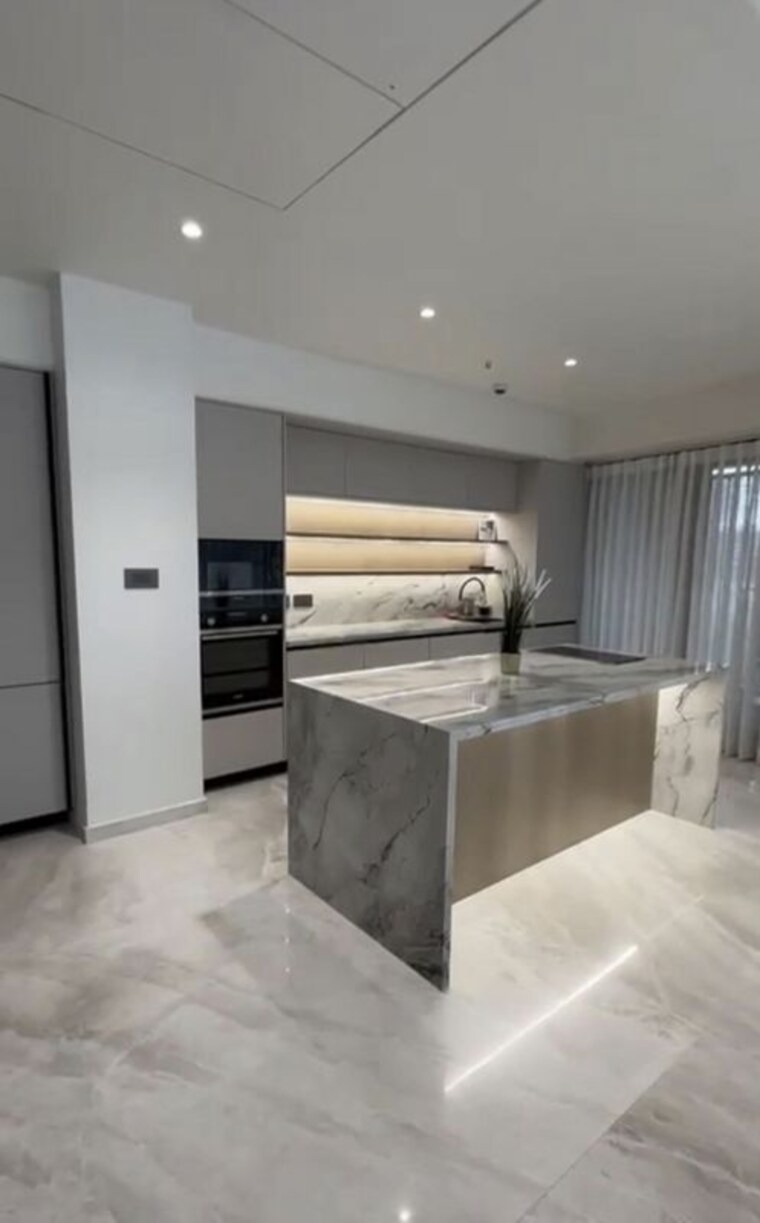 Kitchen, lodha-the-world-towers-world-one-tier-3-trinity 3 Bedroom 1850 Sq.Ft. Apartment In Worli Mumbai 10143821