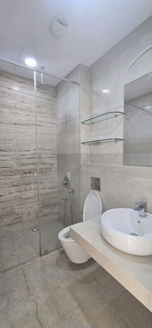 Bathroom in 4 BHK Apartment at Omkar 1973, Worli – for Rent