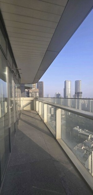 Balcony in 4 BHK Apartment at Omkar 1973, Worli – for Rent