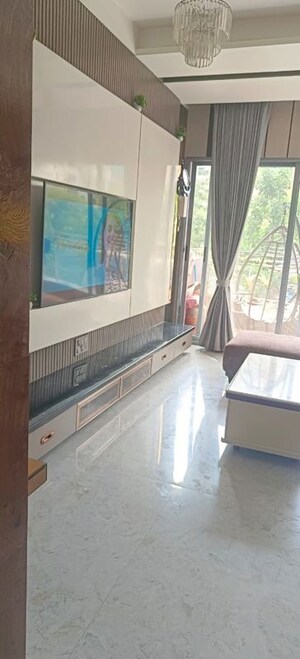 Living Room in 3 BHK Apartment at Bhoomi Allium, Pimple Saudagar – for Sale