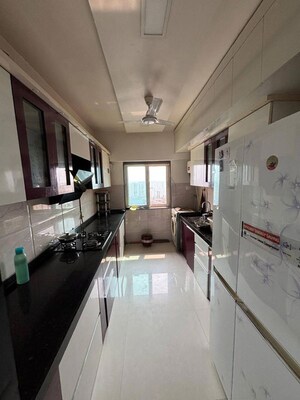Kitchen in 3 BHK Apartment at Gurukrupa Vyom, Juhu – for Rent