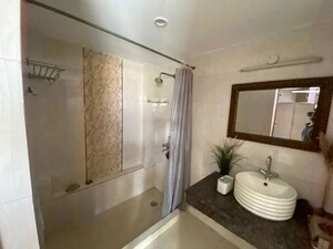 Bathroom in 3 BHK Apartment at Gulmohar Park – for Rent