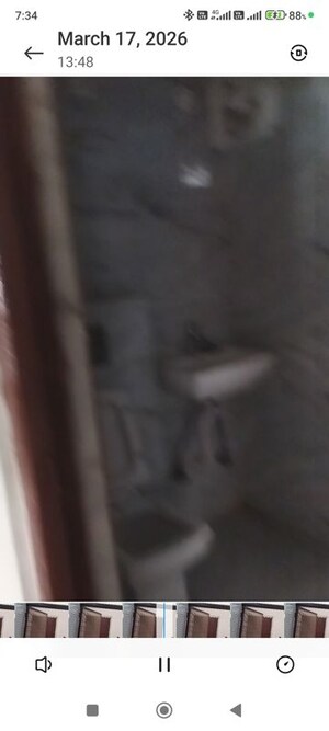 Bathroom in 2 BHK Apartment at Nitishree Aura Chimera, Raj Nagar Extension – for Rent