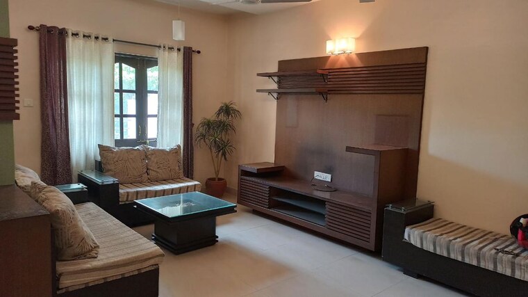 Living Room, bhujbal-shivranjan-towers 2 Bedroom 1050 Sq.Ft. Apartment In Pashan Pune 10143914