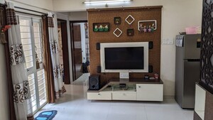 Living Room in 2 BHK Apartment at GK Dwarka Flora Residency, Pimple Saudagar – for Rent
