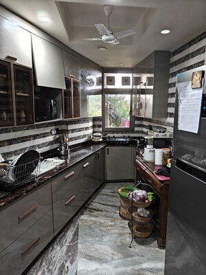 Kitchen in 3 BHK Builder Floor at Tagore Park – for Rent