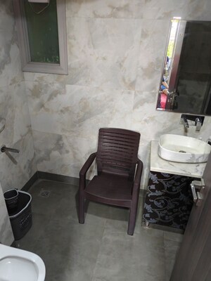 Bathroom in 3 BHK Builder Floor at Tagore Park – for Rent