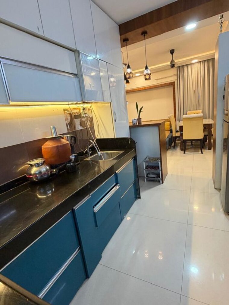 Kitchen, manish-raghunath-zende-sai-harmony 3 Bedroom 1200 Sq.Ft. Apartment In Baner Pune 10143950