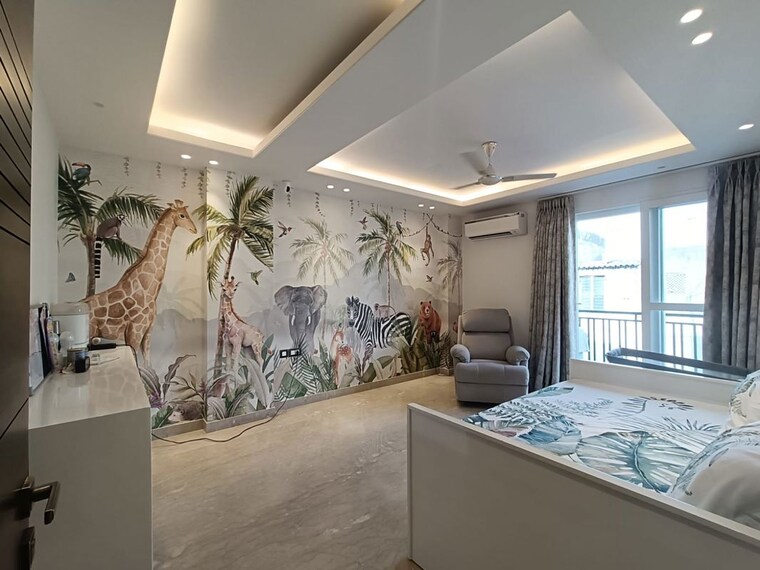 Bedroom, greater kailash ii 4 Bedroom 300 Sq.Yd. Builder Floor In Greater Kailash ii Delhi 10143980