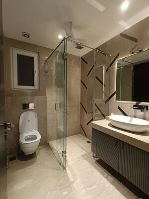 Bathroom in 4 BHK Builder Floor at Greater Kailash ii – for Sale