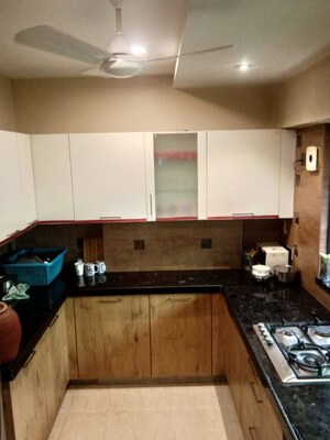 Kitchen in 2.5 BHK Apartment at Satguru Dhrishti, Khar West – for Rent