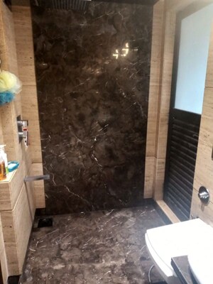 Bathroom in 2.5 BHK Apartment at Satguru Dhrishti, Khar West – for Rent