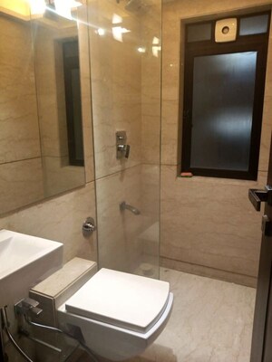 Bathroom in 2.5 BHK Apartment at Satguru Dhrishti, Khar West – for Rent