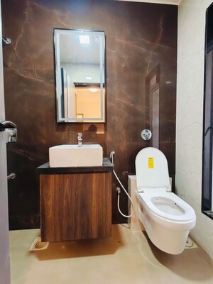 Bathroom in 2 BHK Apartment at Silvanto Apartment, Chembur – for Rent