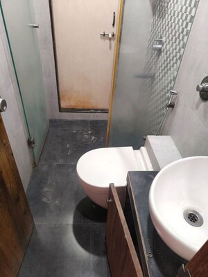 Bathroom in 2 BHK Apartment at Ishwar Gracia, Nerul – for Rent