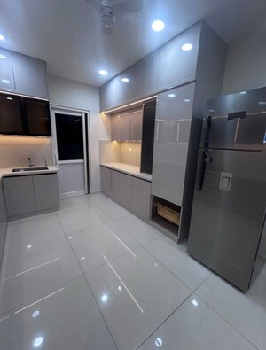 Kitchen in 3 BHK Apartment at Rajapushpa Provincia, Narsingi – for Rent