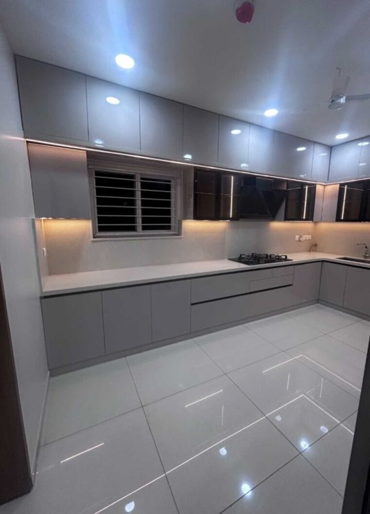 Kitchen, rajapushpa-provincia 3 Bedroom 2335 Sq.Ft. Apartment In Narsingi Hyderabad 10144120