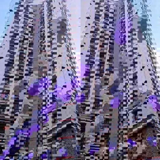 2 BHK + Pooja Room 950 Sq.Ft. Apartment in Velentine Tower