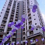 2 BHK + Pooja Room 950 Sq.Ft. Apartment in Velentine Tower