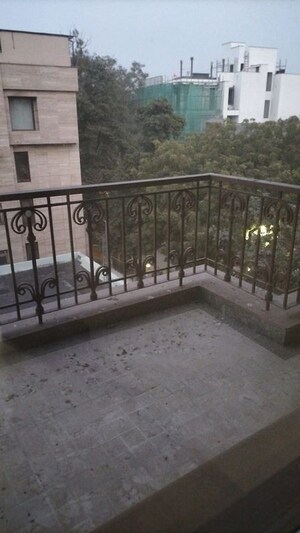 Balcony in 4 BHK Builder Floor at Vasant Vihar – for Rent