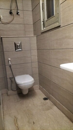 Bathroom in 4 BHK Builder Floor at Vasant Vihar – for Rent