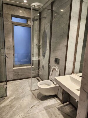 Bathroom in 3 BHK Apartment at Kalpataru Avana, Parel – for Rent