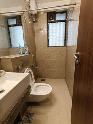 Bathroom in 2 BHK Apartment at Sunteck Avenue 2, Goregaon West – for Rent