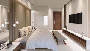 Master Bedroom in 4 BHK Villa at Rajendra Nagar – for Rent