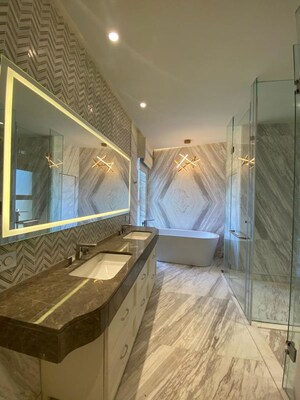 Attached Bathroom in 4 BHK Apartment at Bhartiya Leela Residences, Thanisandra Main Road – for Sale