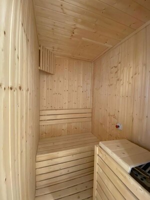 Bathroom in 4 BHK Apartment at Bhartiya Leela Residences, Thanisandra Main Road – for Sale